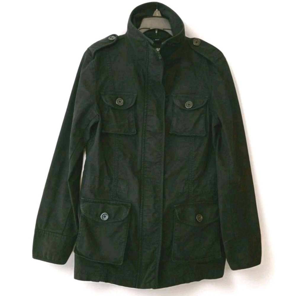 GAP Jacket Cotton Black Military Utility ASO Bella Swan Twilight Y2K